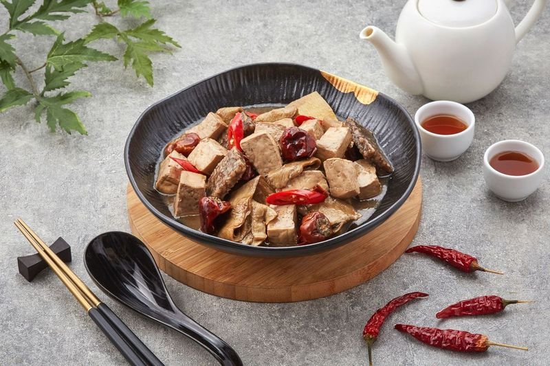 干鍋肥腸臭豆腐